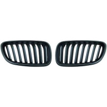 BMW 2-Serie F22/F23 13-17 Enkelribbad Mattsvart Sportgrill / Njurar DIEDERICHS